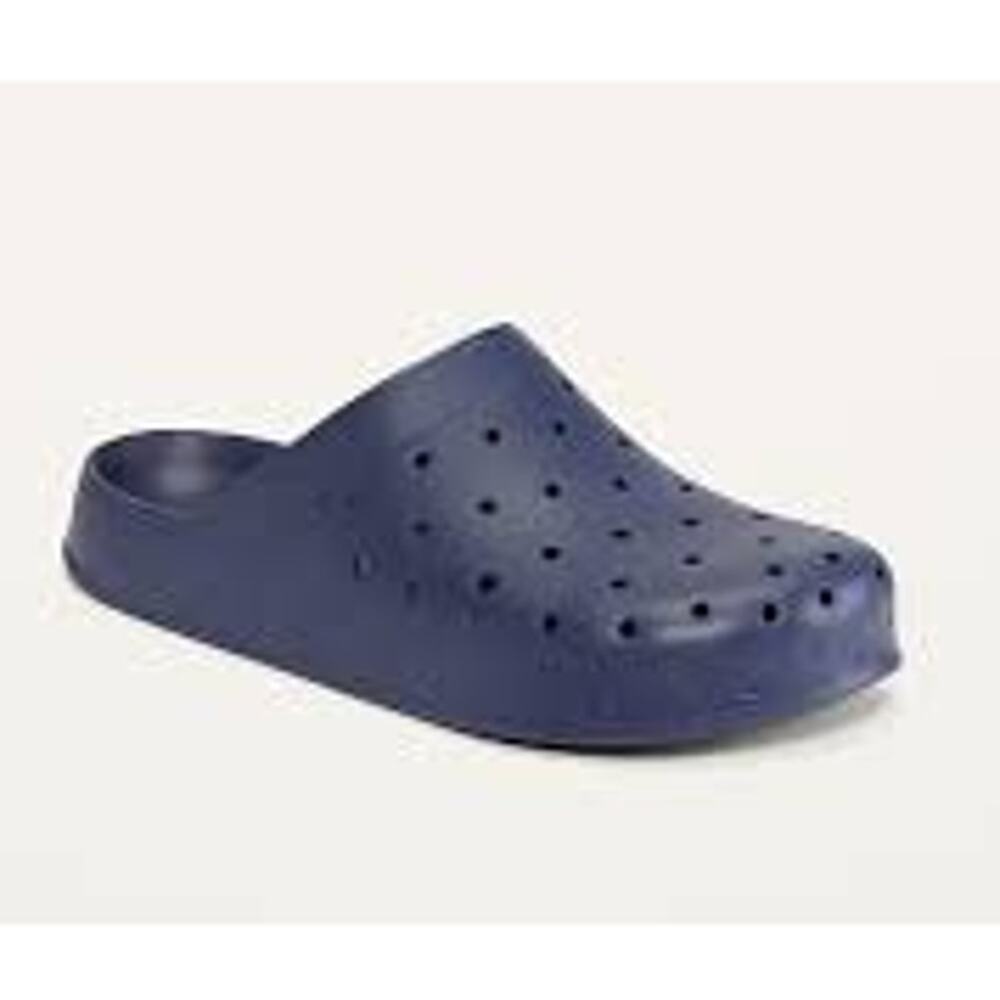 Old Navy‎ Women's Navy Perforated Clog Shoes Size 8